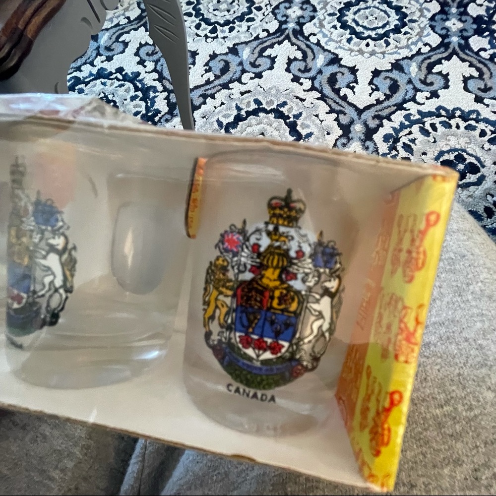 NIB VMC Reims Canada shot glasses (set of 6)